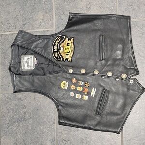 Men's Leather Vest
